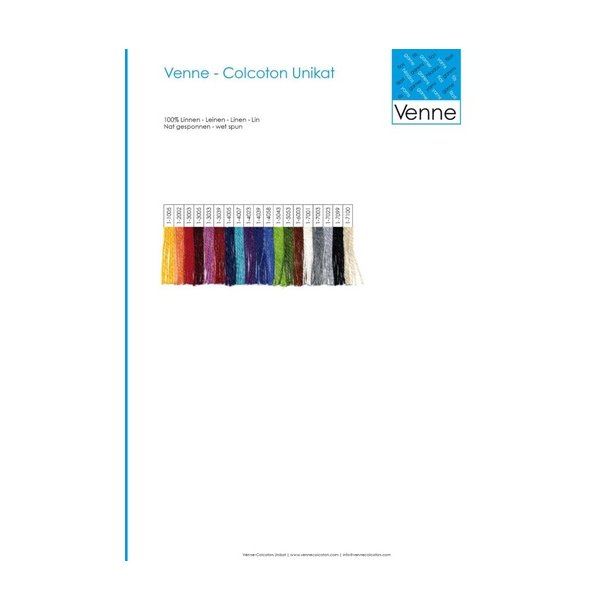 Farvekort Venne garn