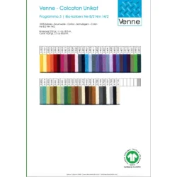 Farvekort Venne garn